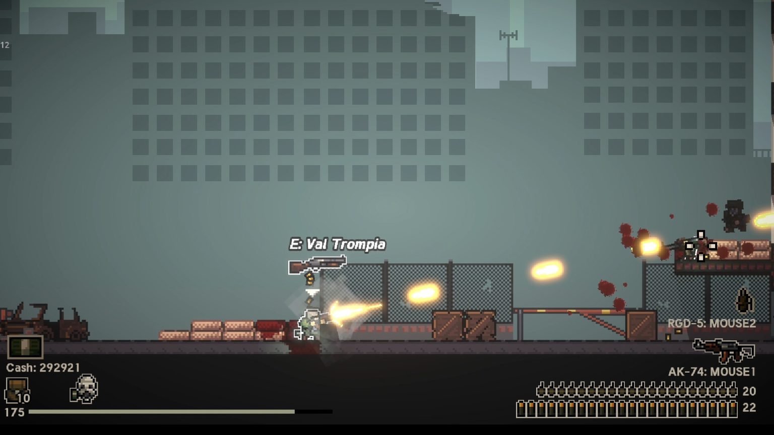 Armed fighter beside a sedan in Blood Red Rebirth