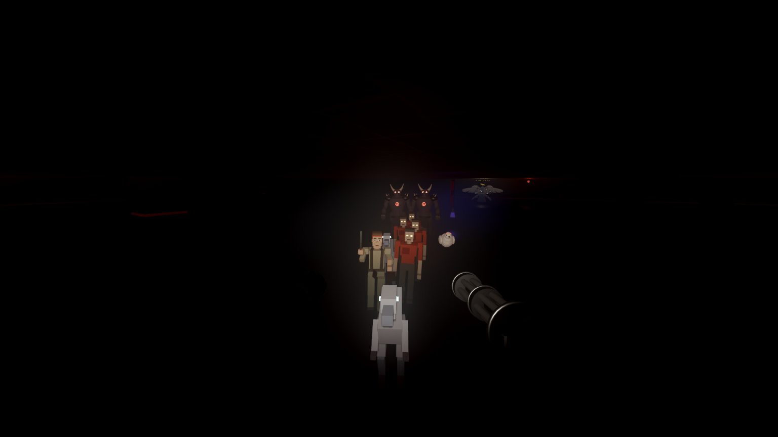 Armored rider confronting demons in Angel Told Me