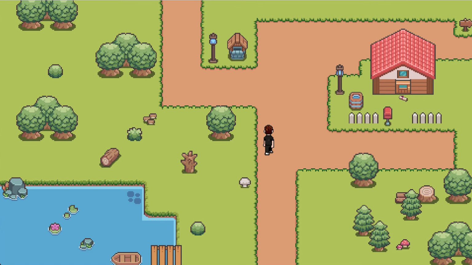 Will exploring a pixel world while following a mysterious map