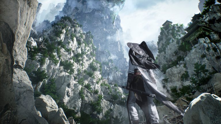 Martial artist exploring a detailed open world in Where Winds Meet