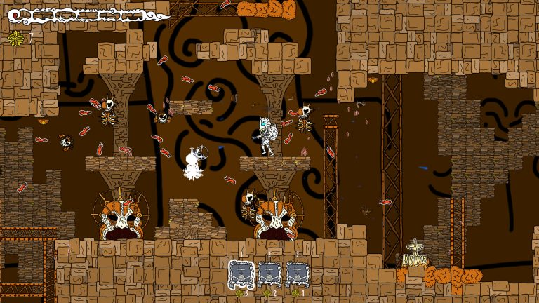 Underground bullet-hell battle in Jarnasmal
