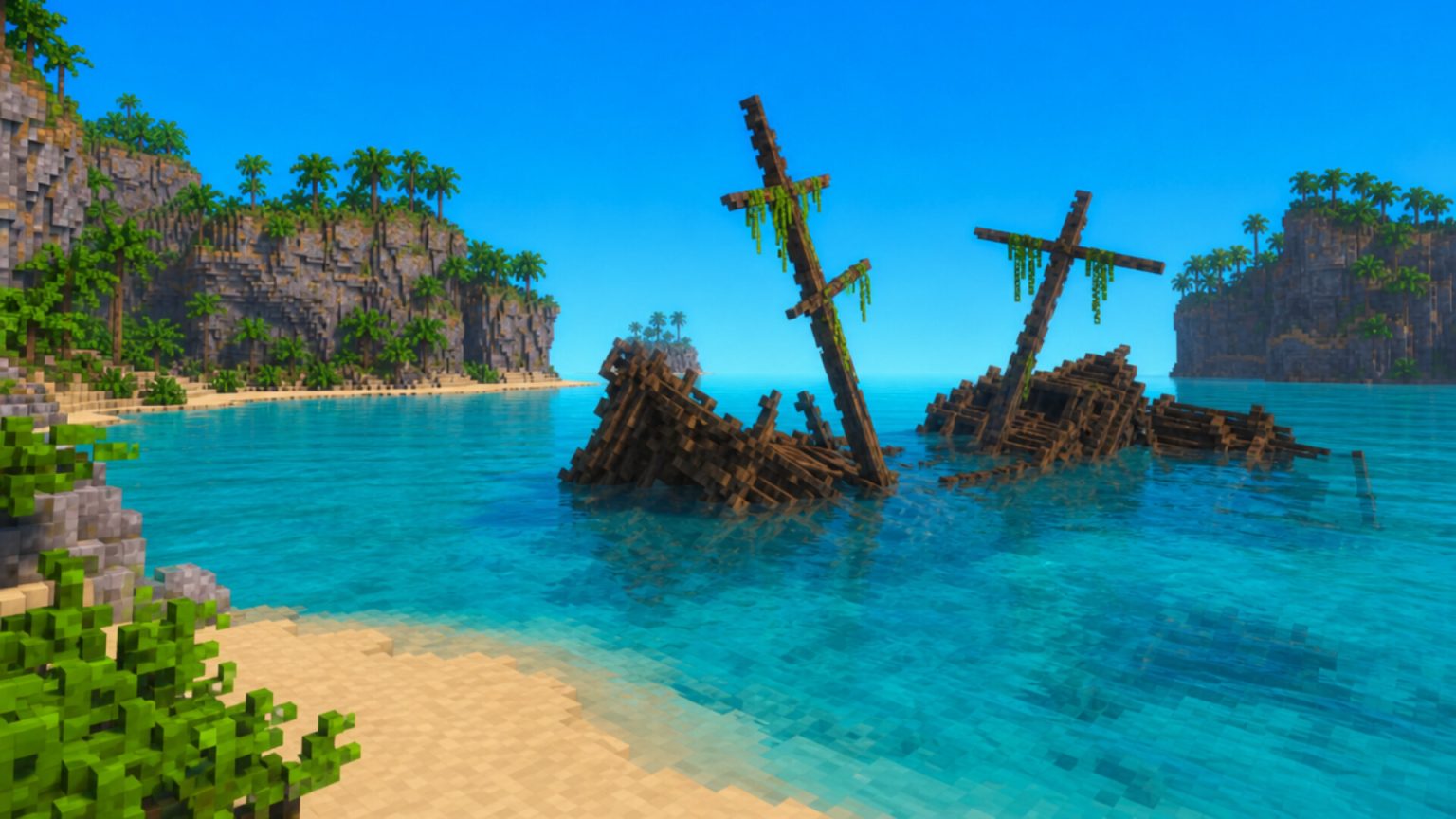 Player exploring a tropical island in Tropical Trouble