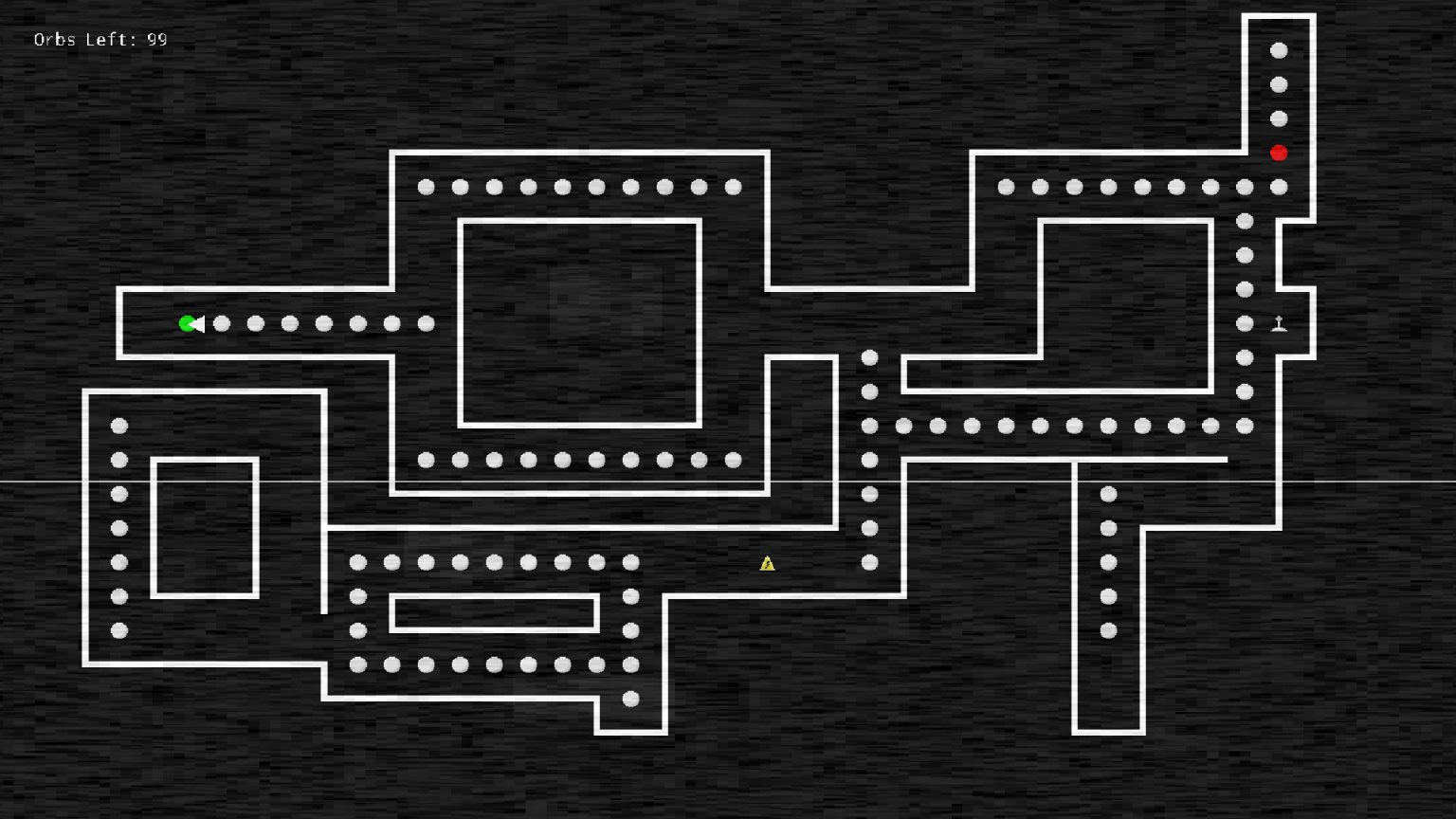 Grid maze monitored in the horror game Voluntary Isolation