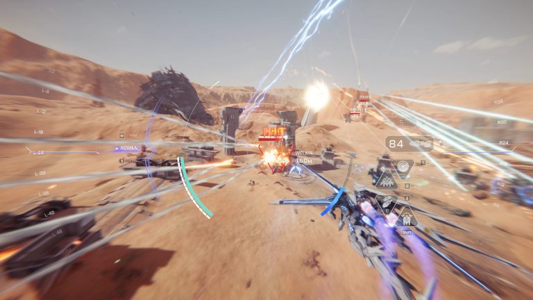 Armored Strikers fighting in Mecha BREAK