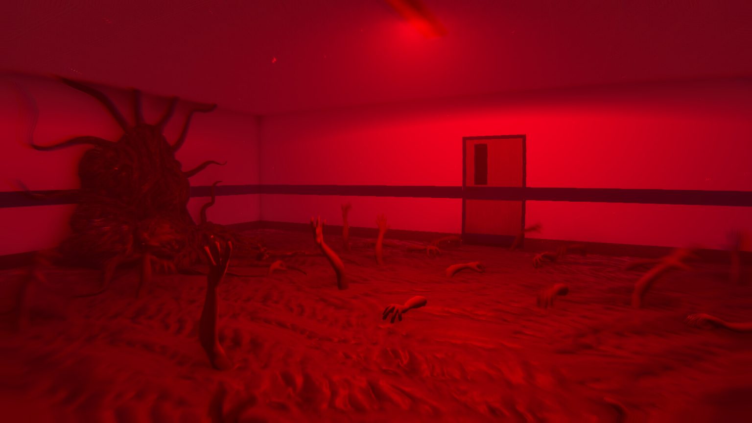 Co-op explorers facing a dark corridor in Submerge