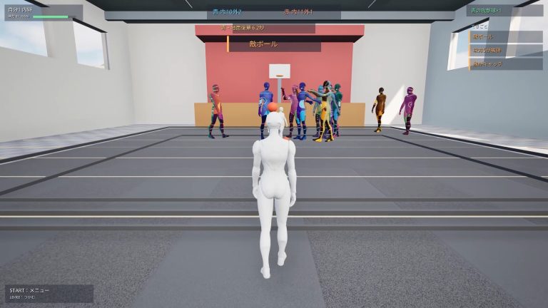 Large schoolyard match in Lunch Break Dodgeball