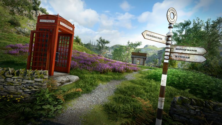 A rural British quarantine zone in Atomfall