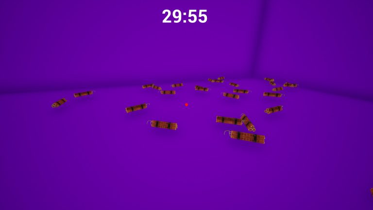 Player identifying colored bombs inside the DefuseOrder room