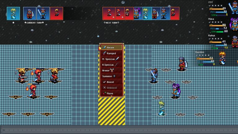 Grid-based science-fiction battle in Architects of the Universe