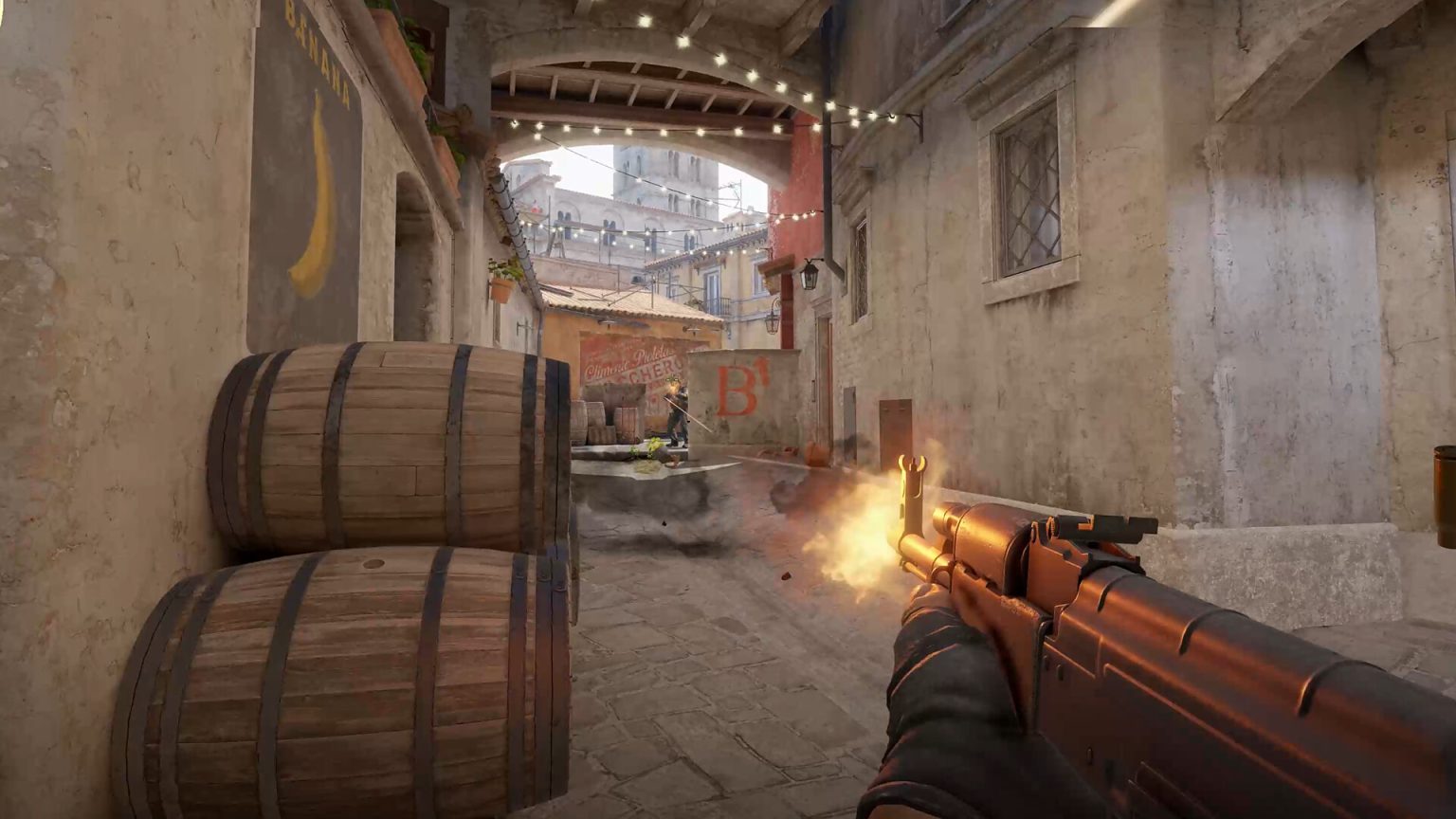 A Counter-Strike 2 weapon with sticker customization