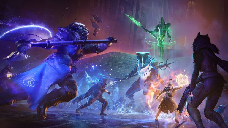 Guardians facing the Witness inside the Pale Heart